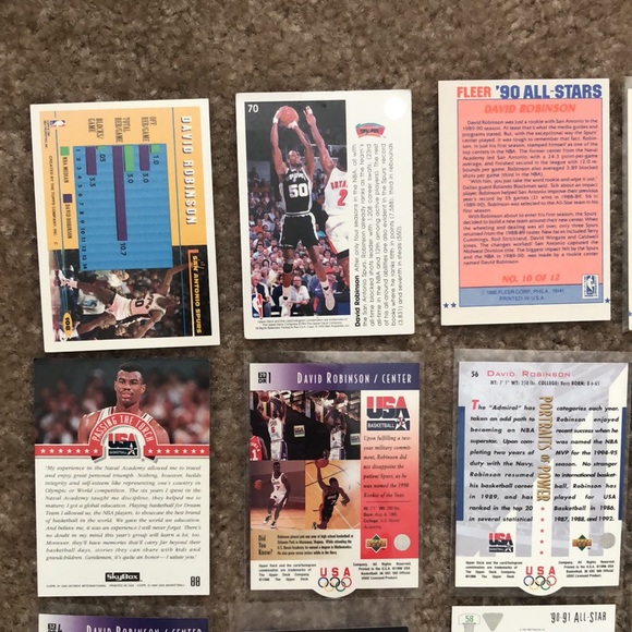 David Robinson Basketball Card Lot - Picture 11 of 16